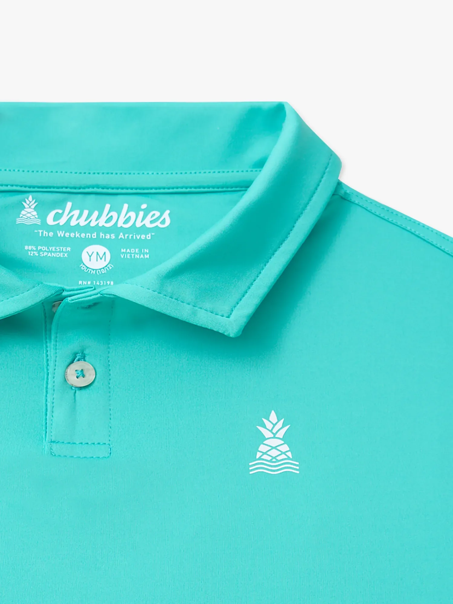 The Real Teal (Boys Performance Polo) - Image 3