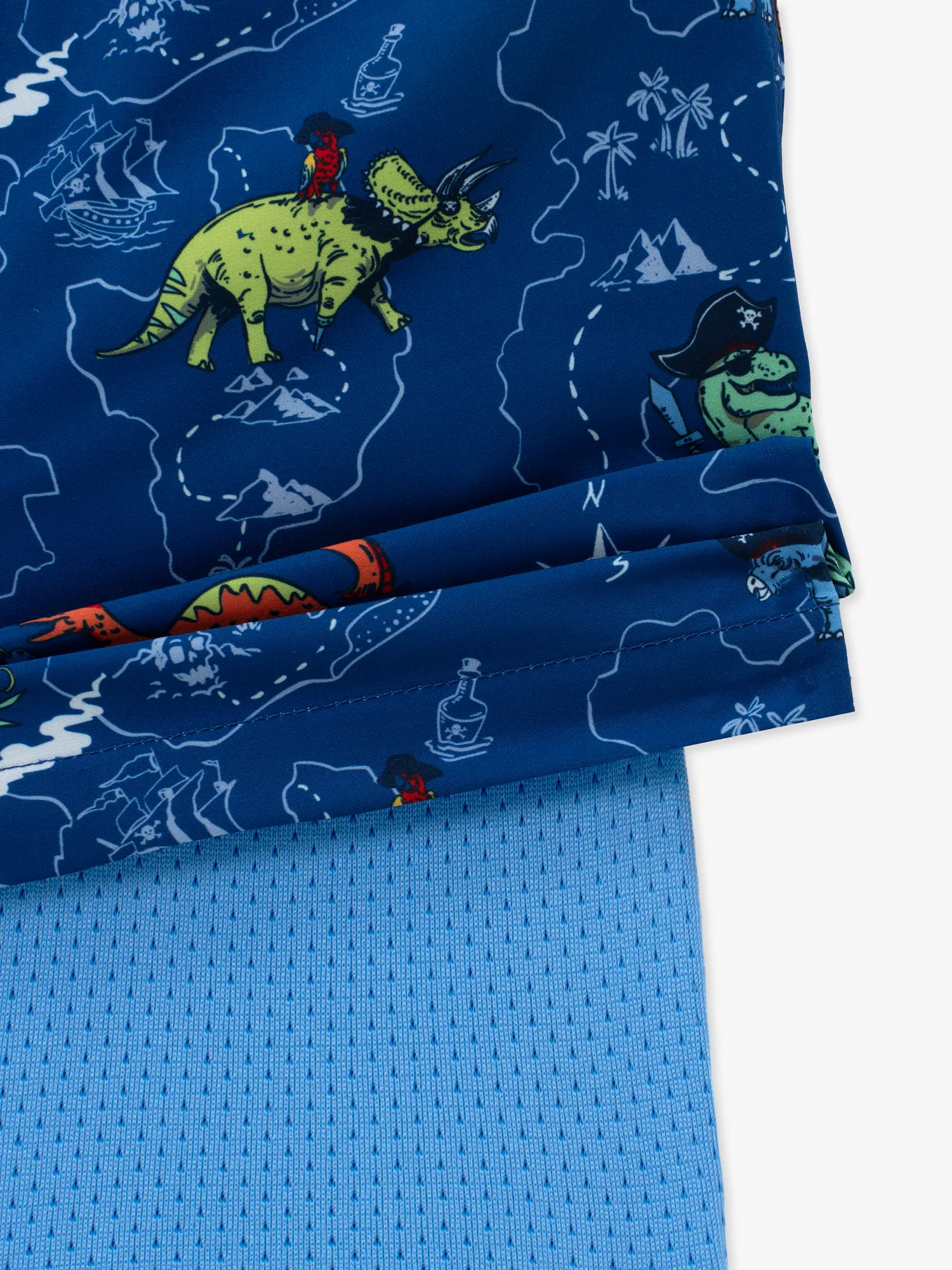 The Rex Marks The Spots (Boys Lined Swim Trunk) - Image 2