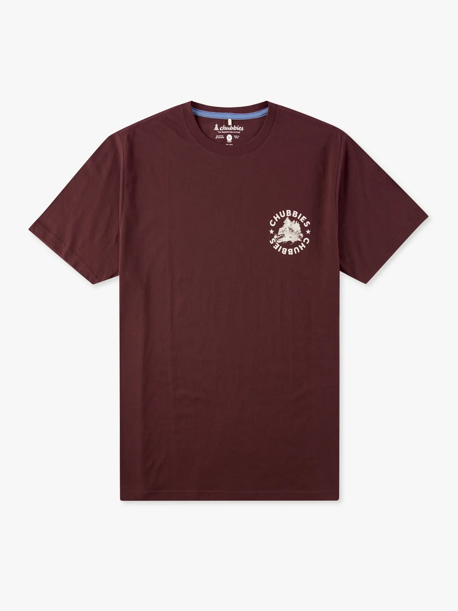 The Rough n' Tumble (Non Pocket Graphic Tee) - Burgundy - Image 5