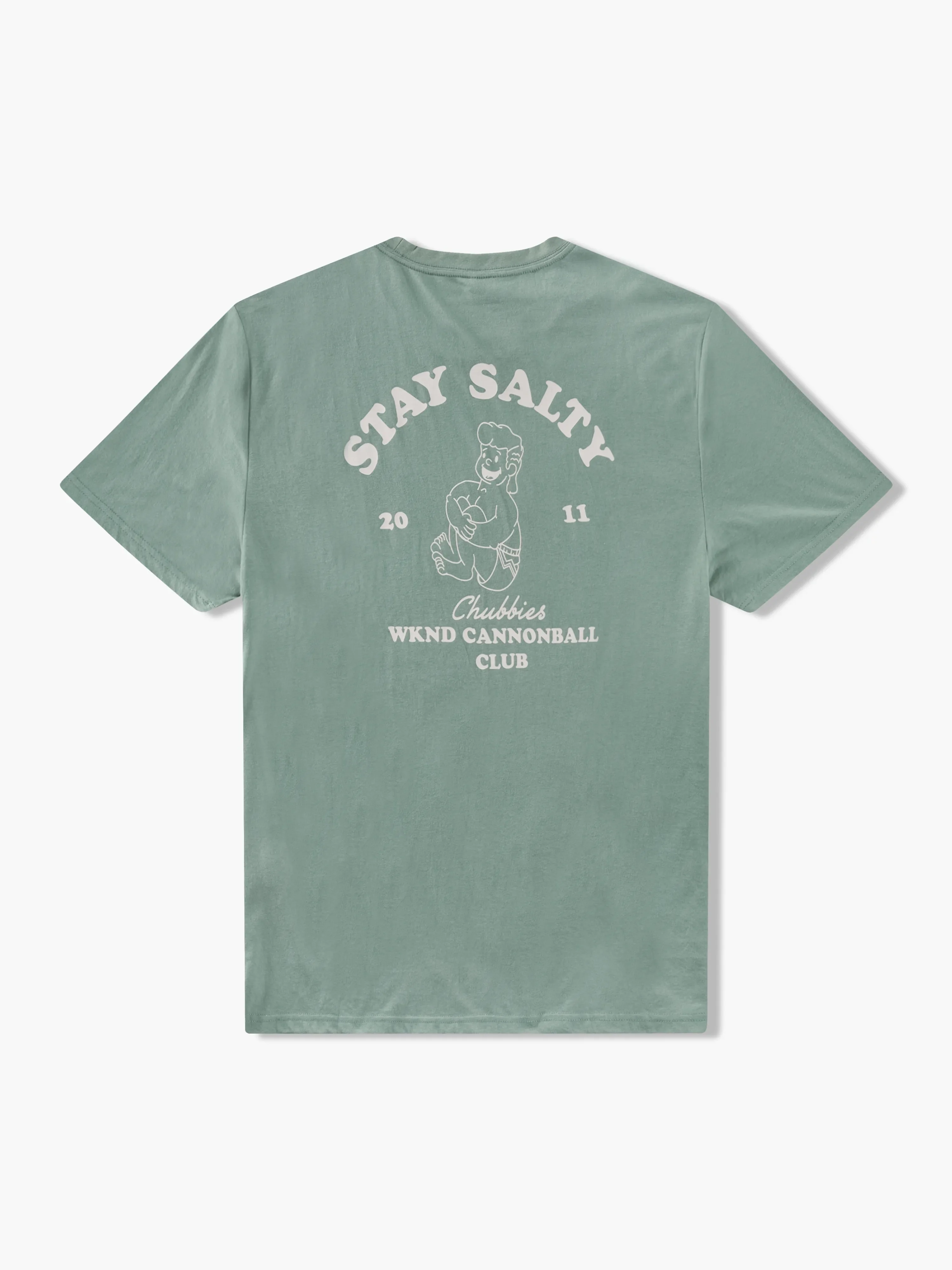 The Saltwater Swimmer (Non Pocket Graphic T-Shirt) - Olive - Image 5