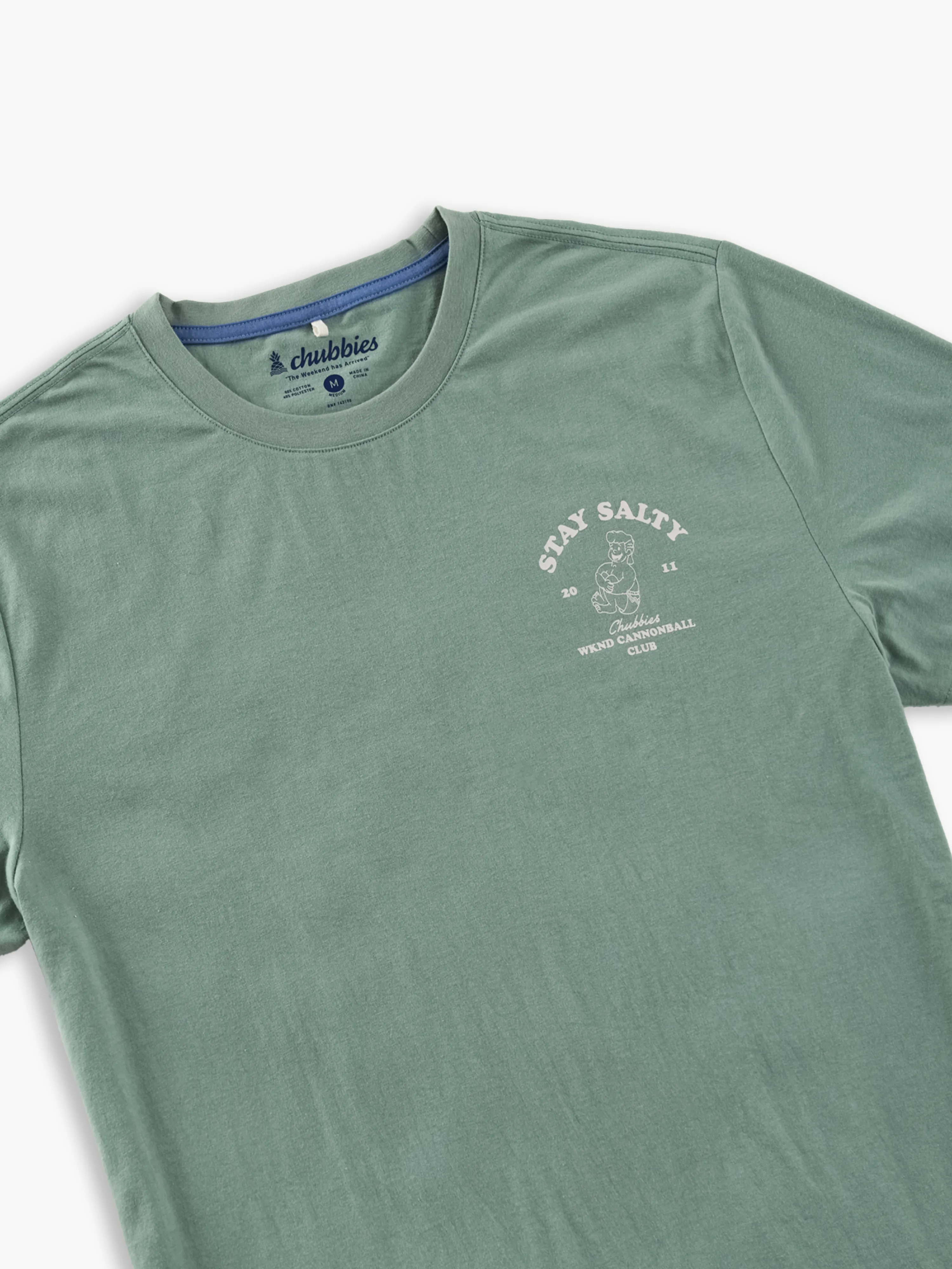 The Saltwater Swimmer (Non Pocket Graphic T-Shirt) - Olive - Image 7