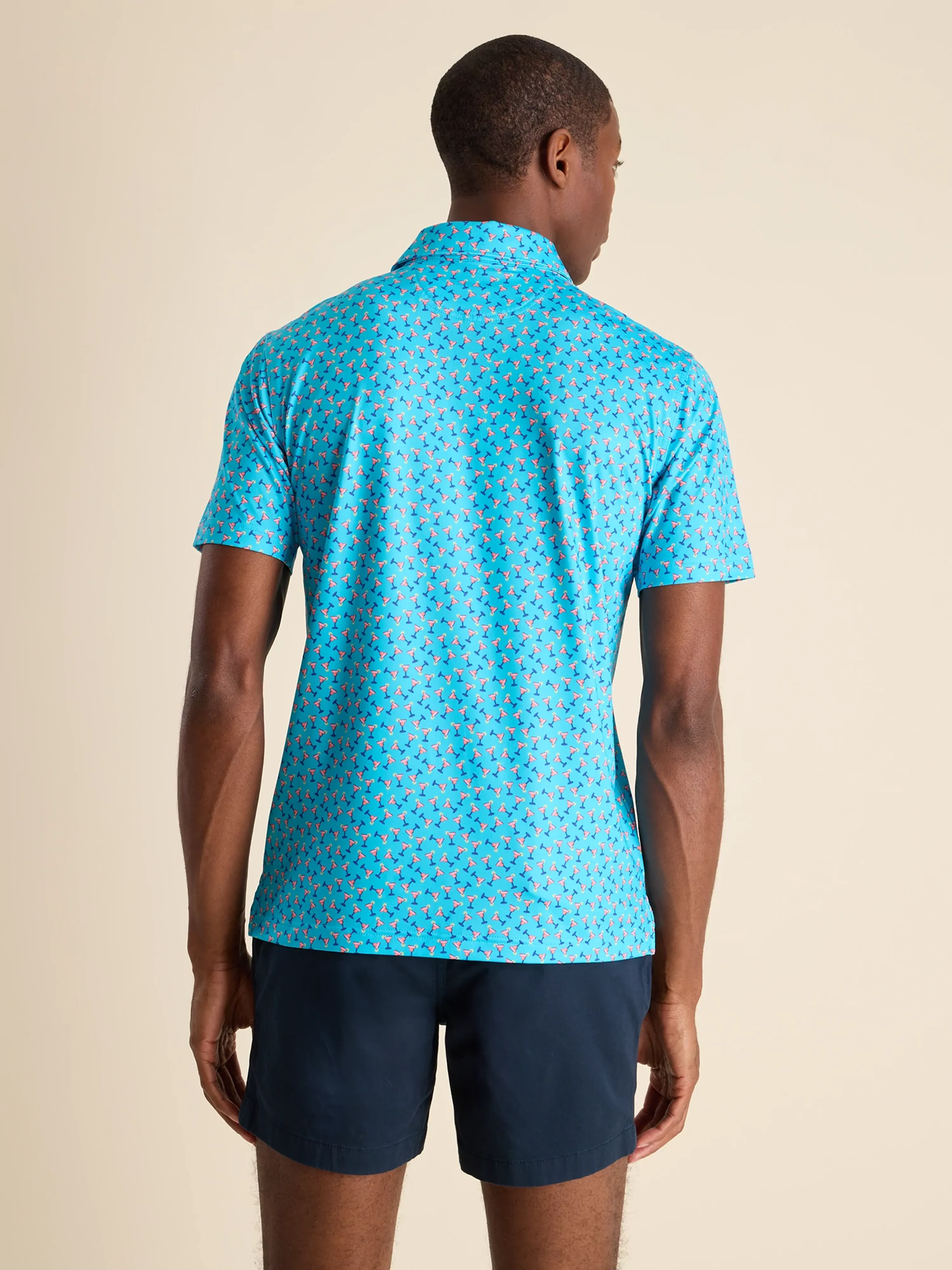 The Shaken, Not Stirred (Performance Polo) - Blue - Image 2