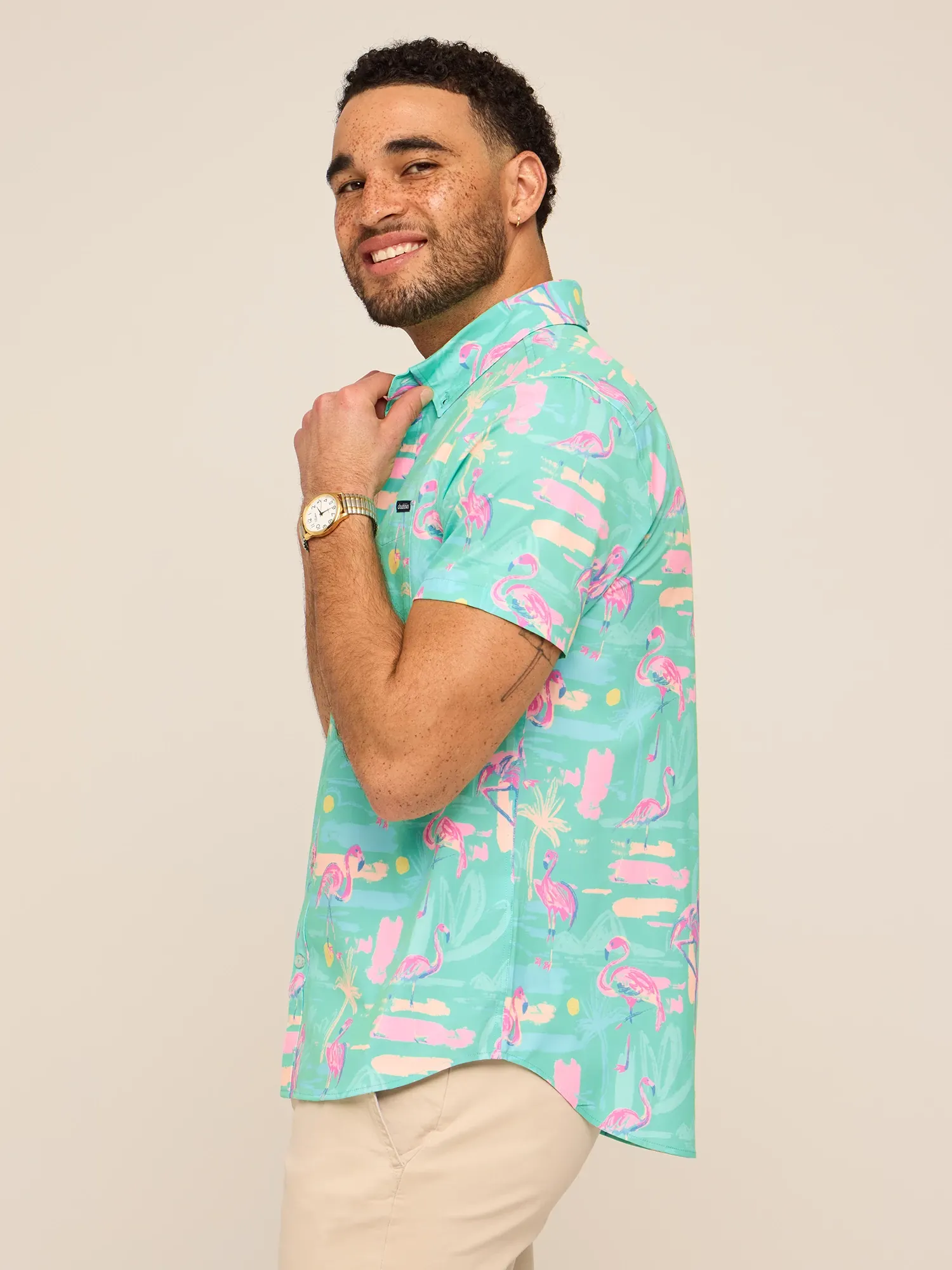 The Single & Ready To Flamingle (Performance Friday Shirt) - Image 3