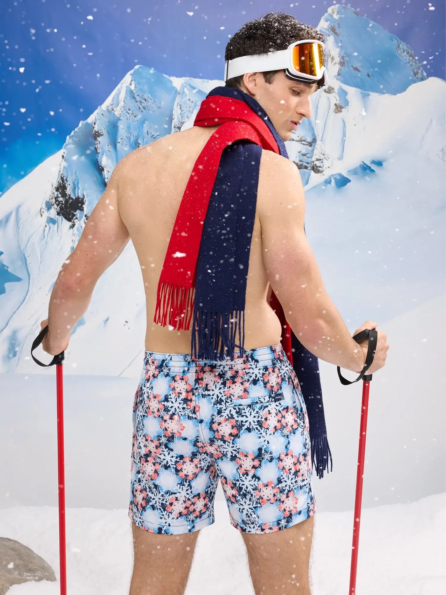 The Snow Place Like First 5.5" (Classic Lined Swim Trunks) - Image 4