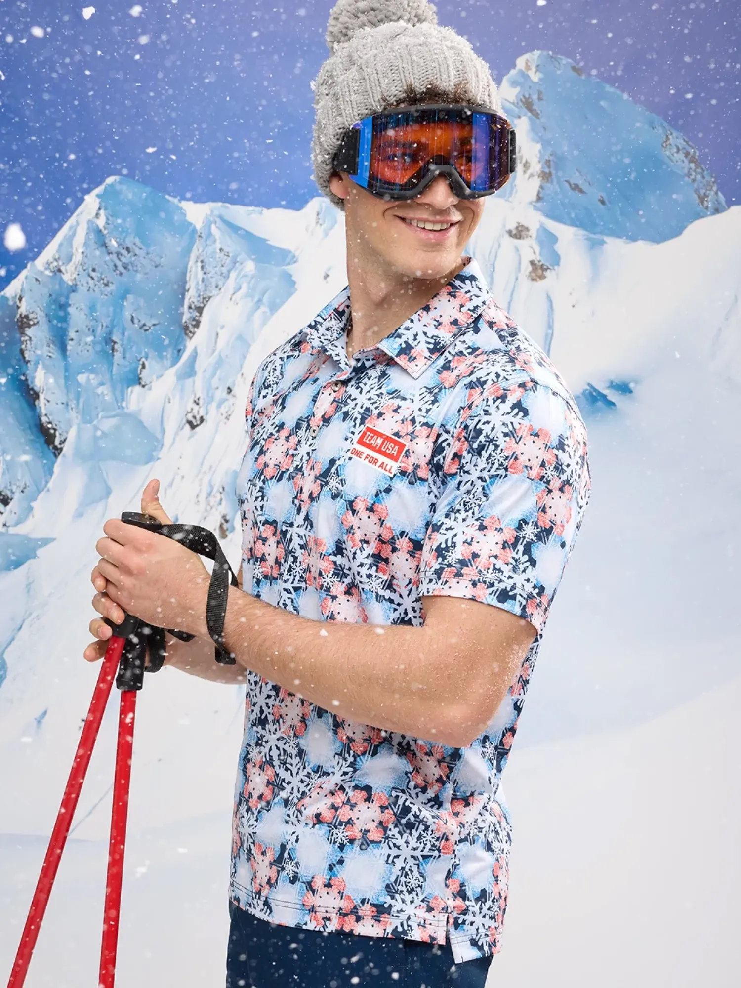 The Snow Place Like First (Performance Polo) - Image 2
