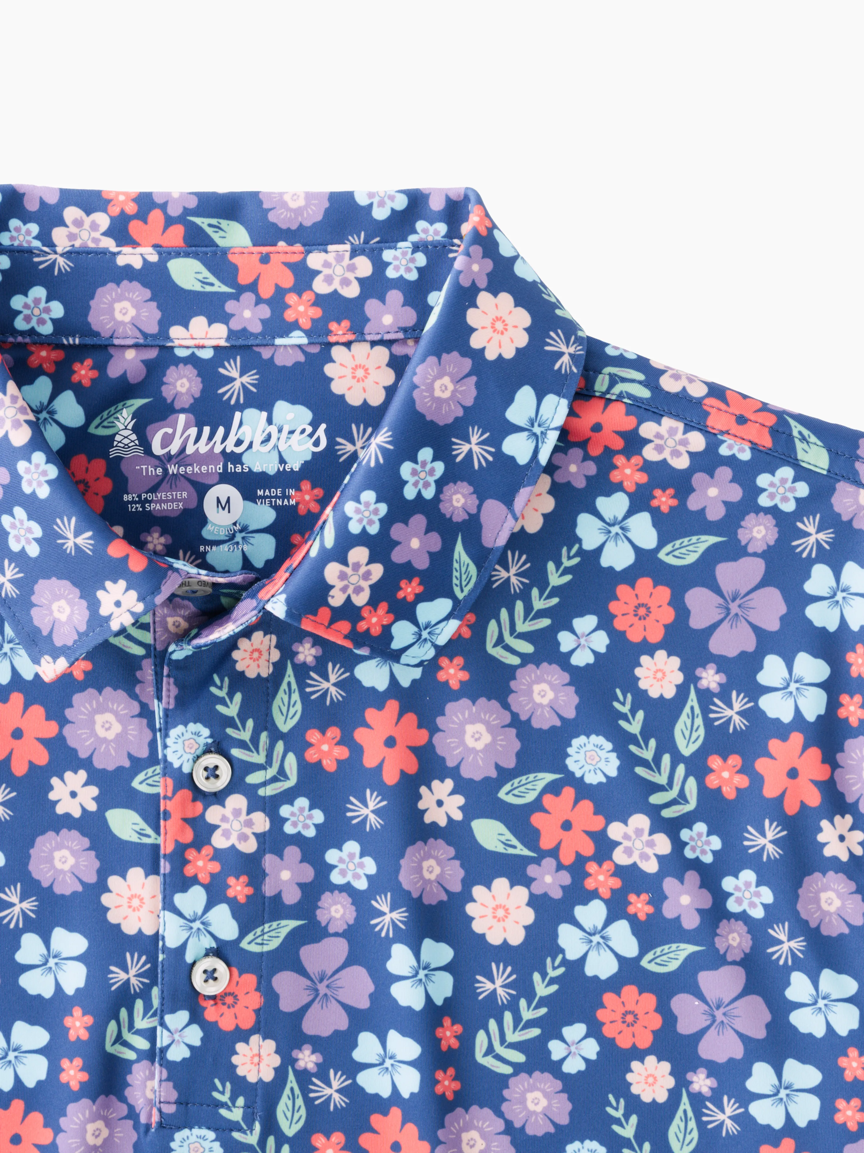 The Spring Pedal (Performance Polo) - Blue - Image 6