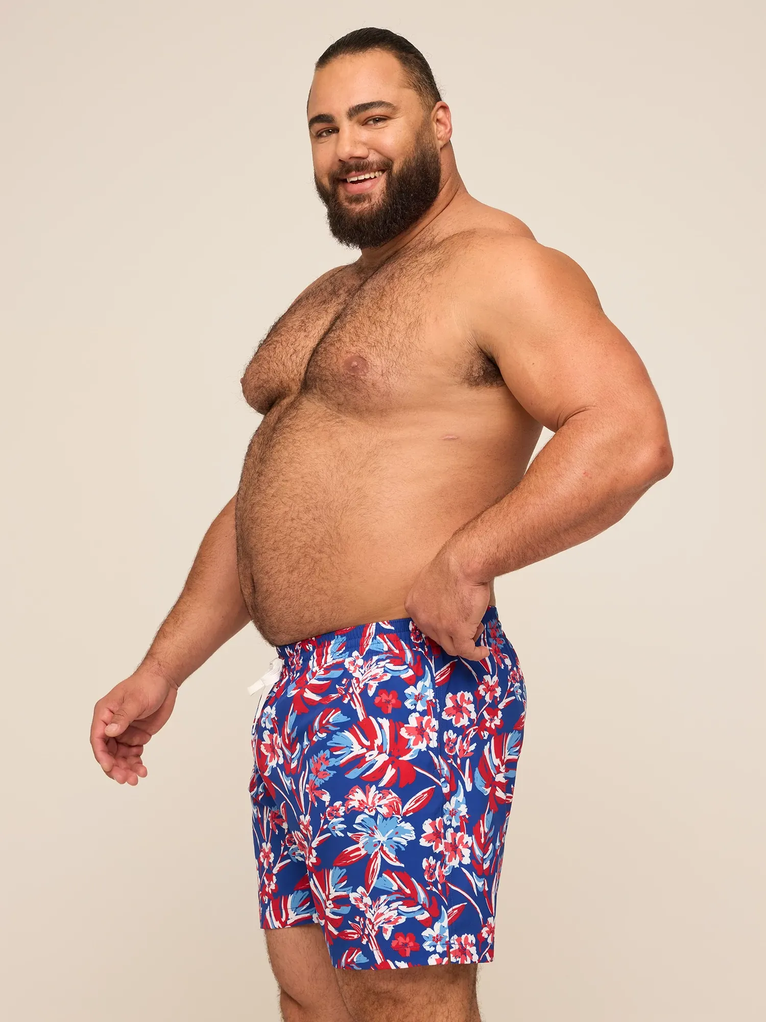 The Star Spangled Blooms 5.5" (Classic Lined Swim Trunk) - Image 3