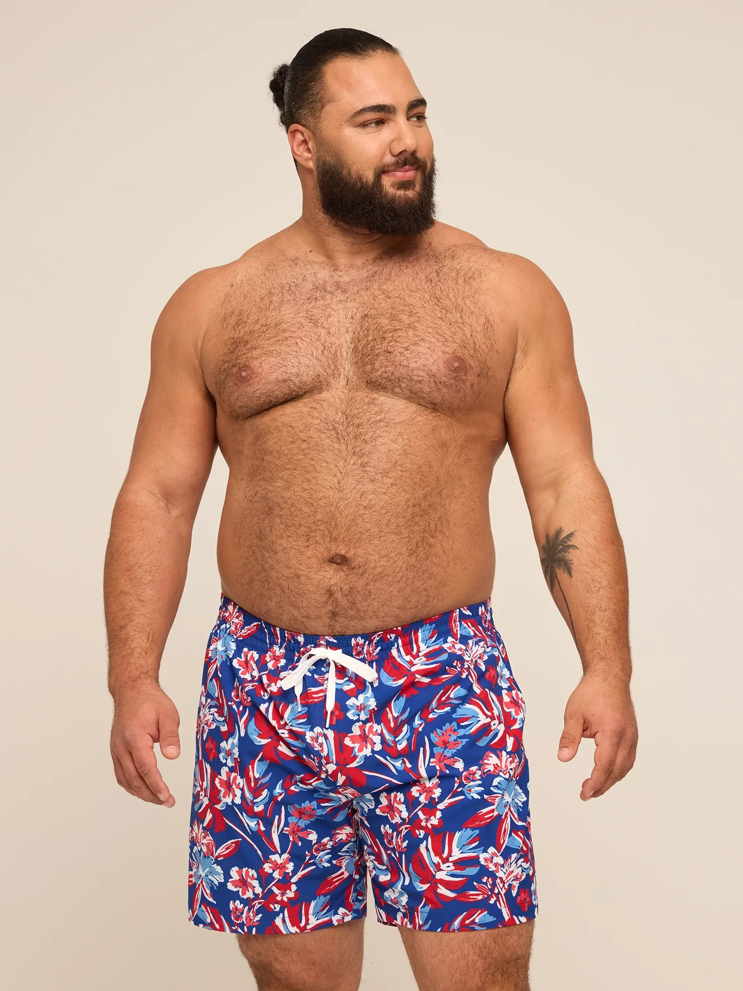 The Star Spangled Blooms 5.5" (Classic Lined Swim Trunk) - Image 4