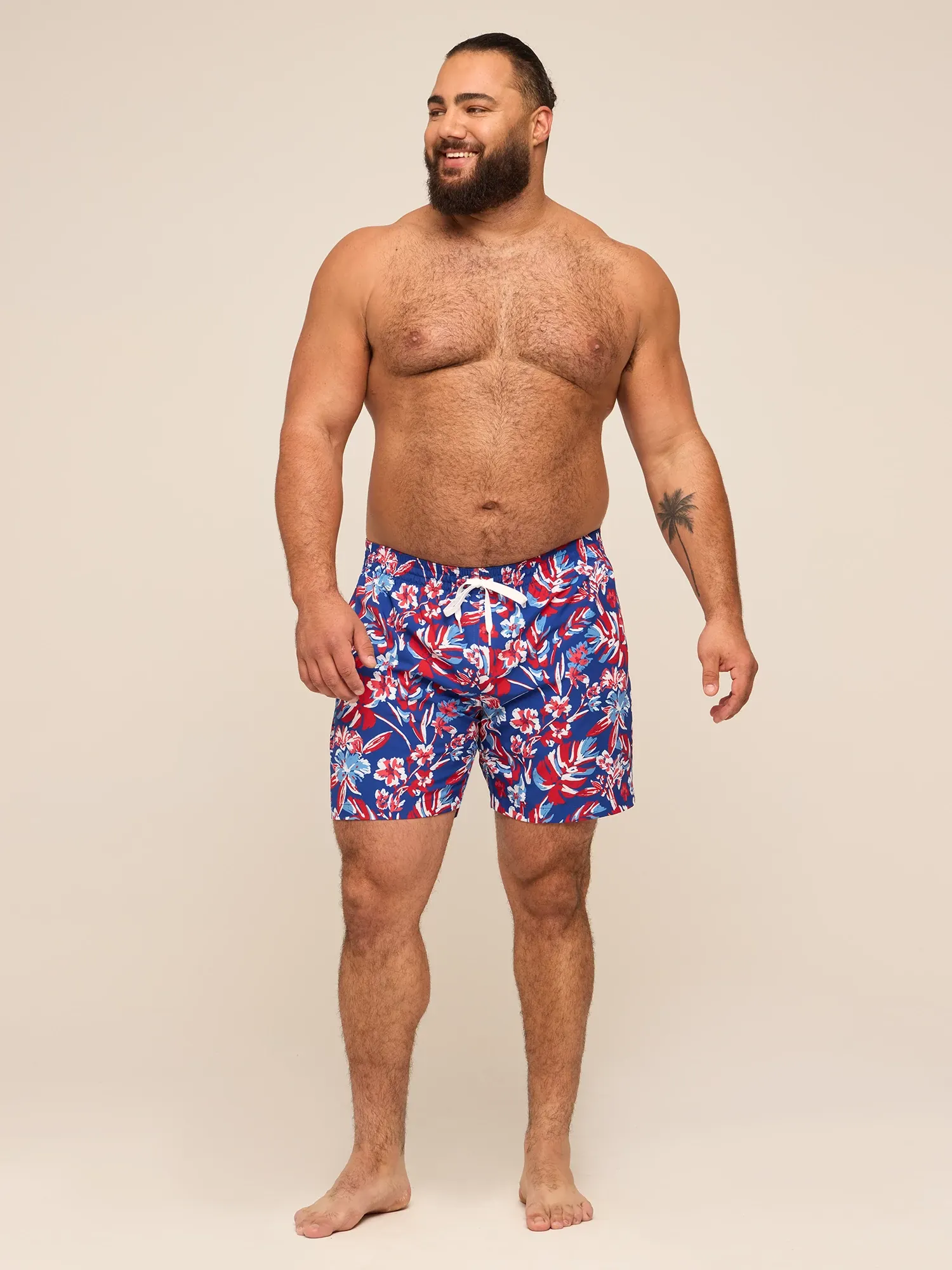 The Star Spangled Blooms 5.5" (Classic Lined Swim Trunk) - Image 5