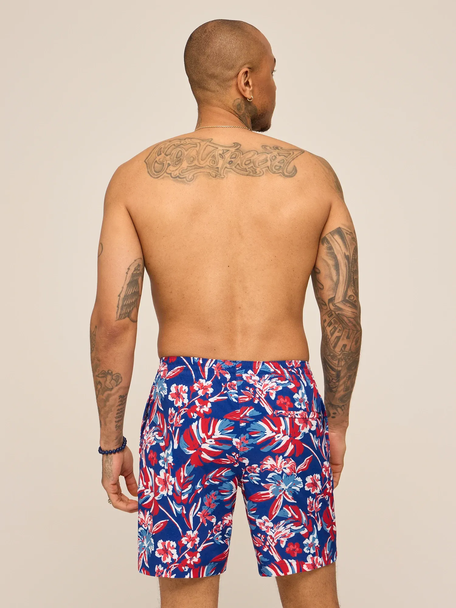 The Star Spangled Blooms 7" (Classic Lined Swim Trunk) - Image 3