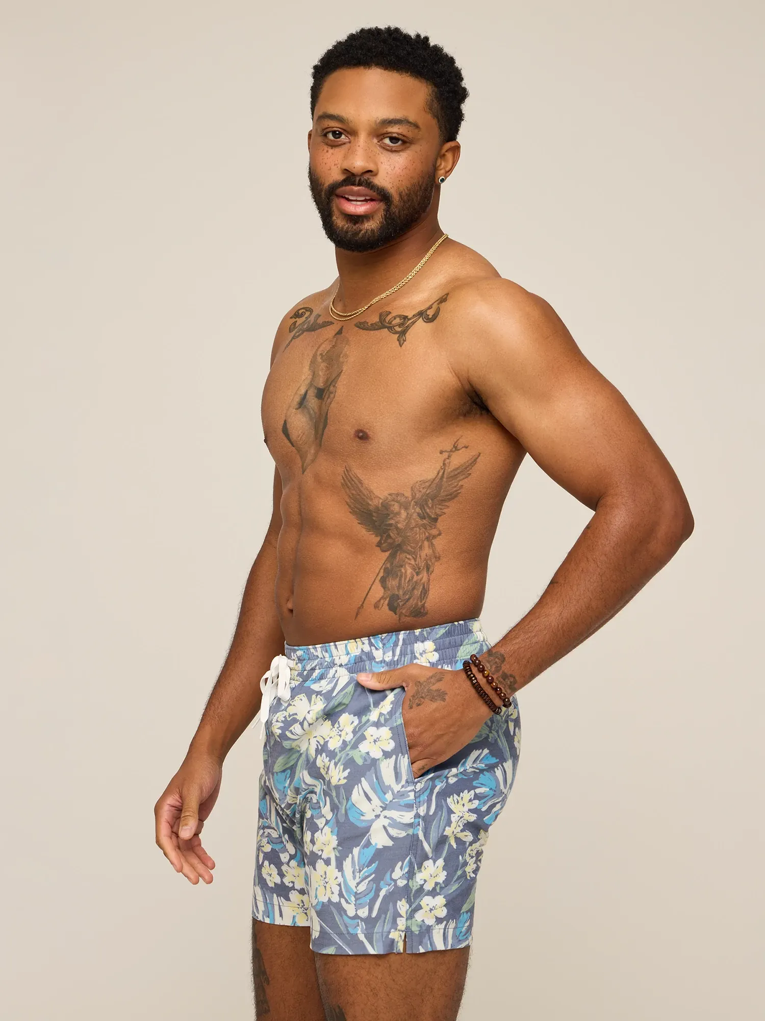 The Starry Night Stems 5.5" (Classic Swim Trunk) - Image 3