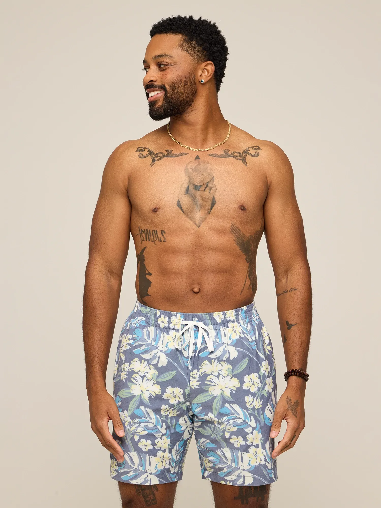 The Starry Night Stems 7" (Classic Lined Swim Trunk) - Image 4