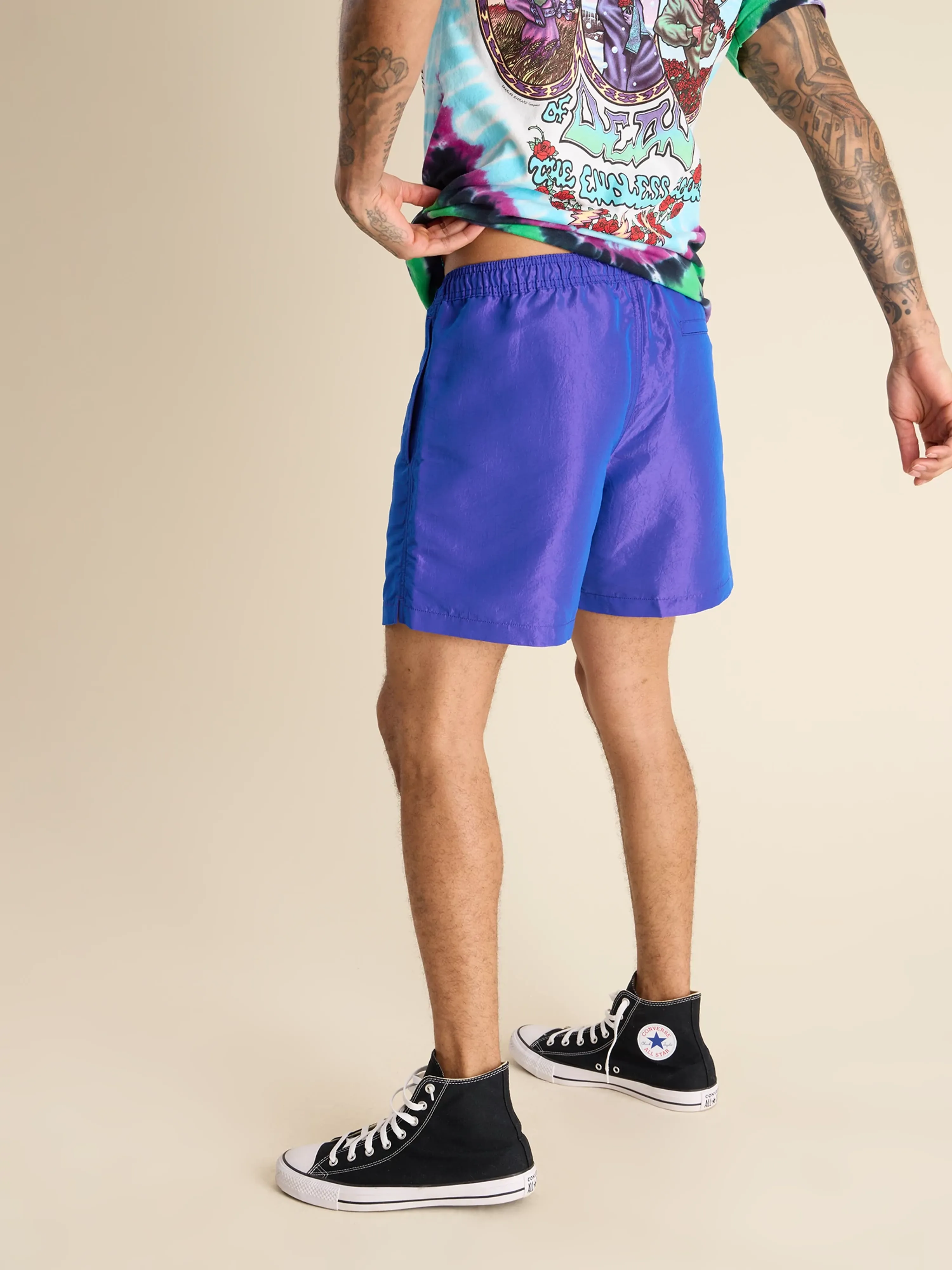 The Steep Purples 6" (Iridescent Freestyle Short) - Image 2