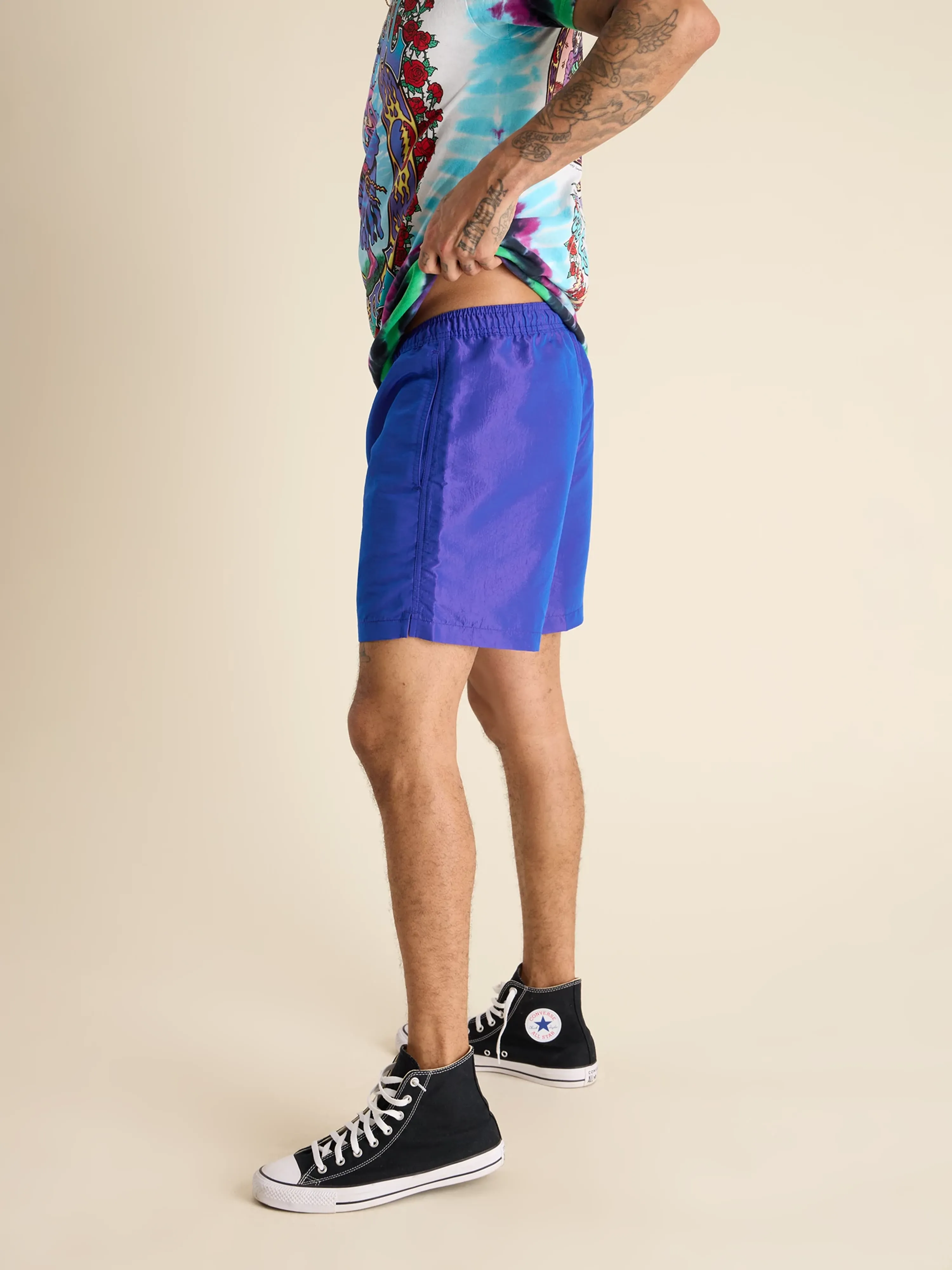 The Steep Purples 6" (Iridescent Freestyle Short) - Image 3