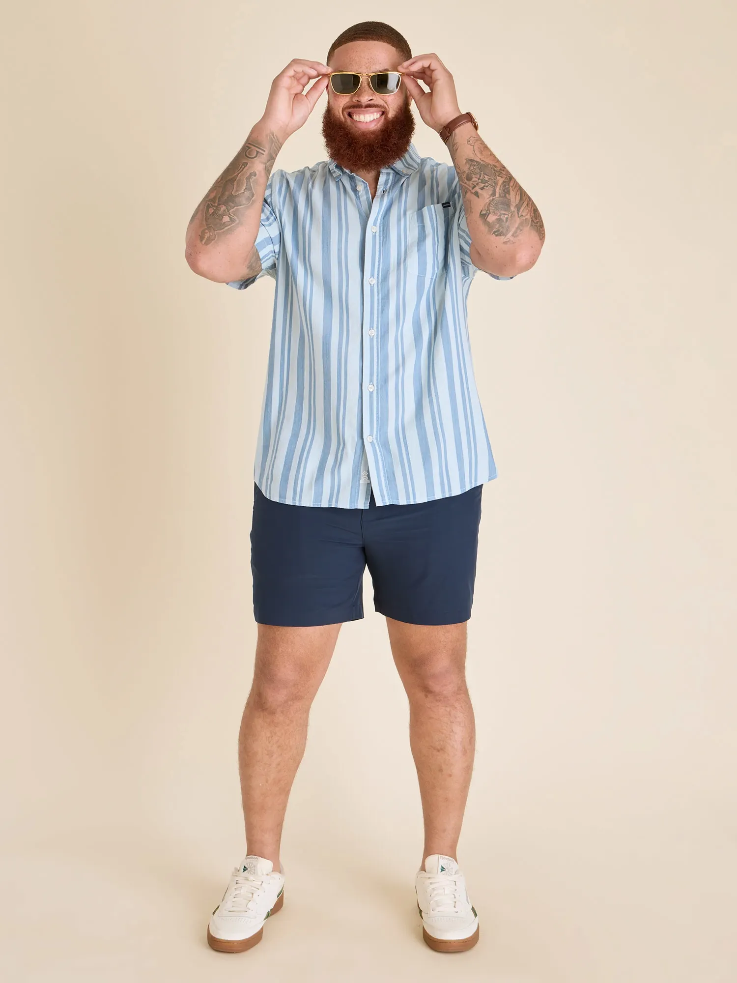 The Striped Up & Down (Resort Weave Friday Shirt) - Image 4