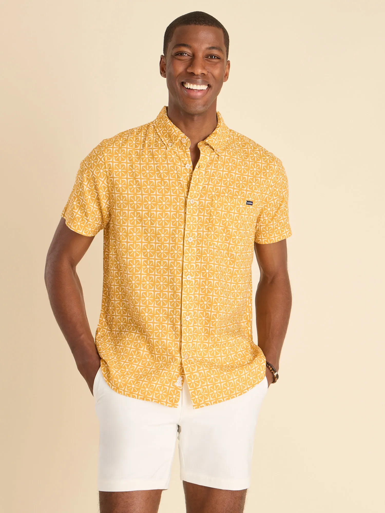 The Sundial- Yellow (Resort Weave Friday Shirt) - Image 3
