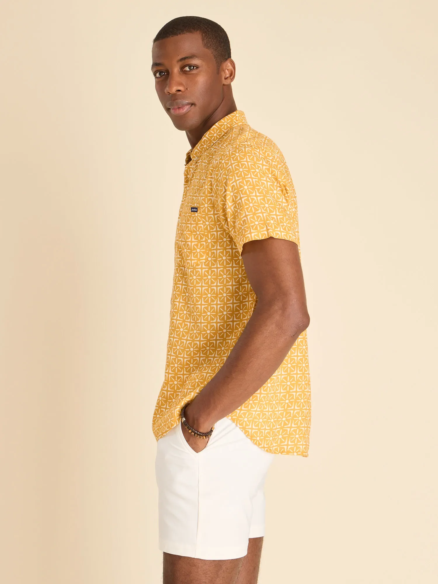 The Sundial- Yellow (Resort Weave Friday Shirt) - Image 4
