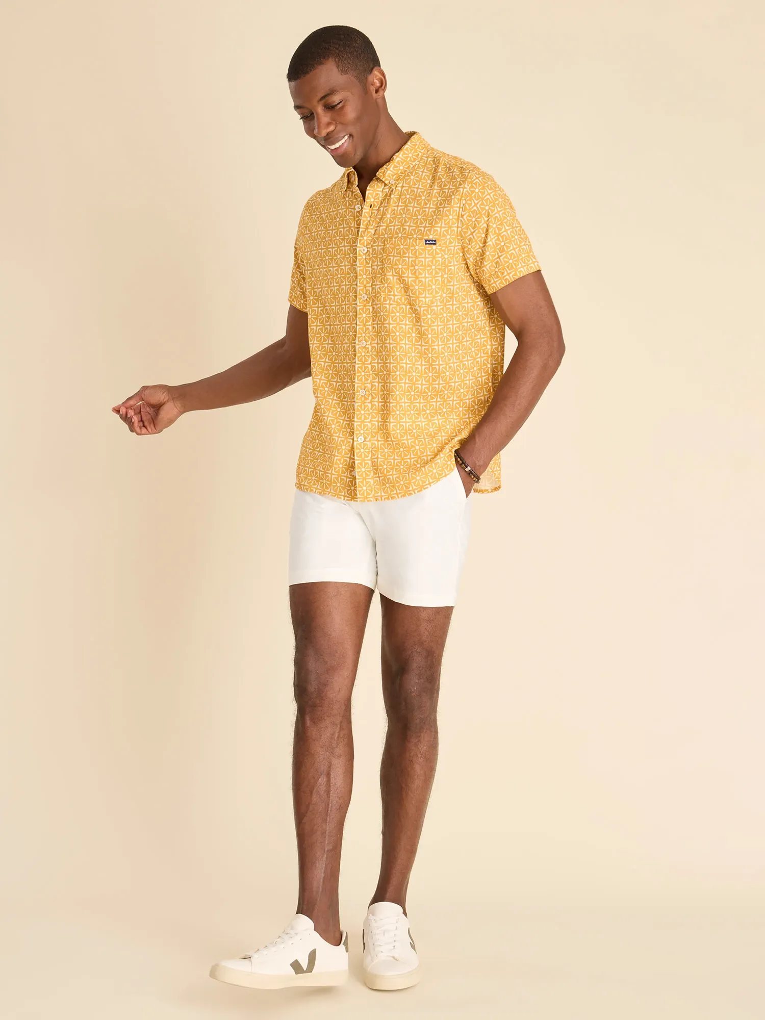 The Sundial- Yellow (Resort Weave Friday Shirt) - Image 5