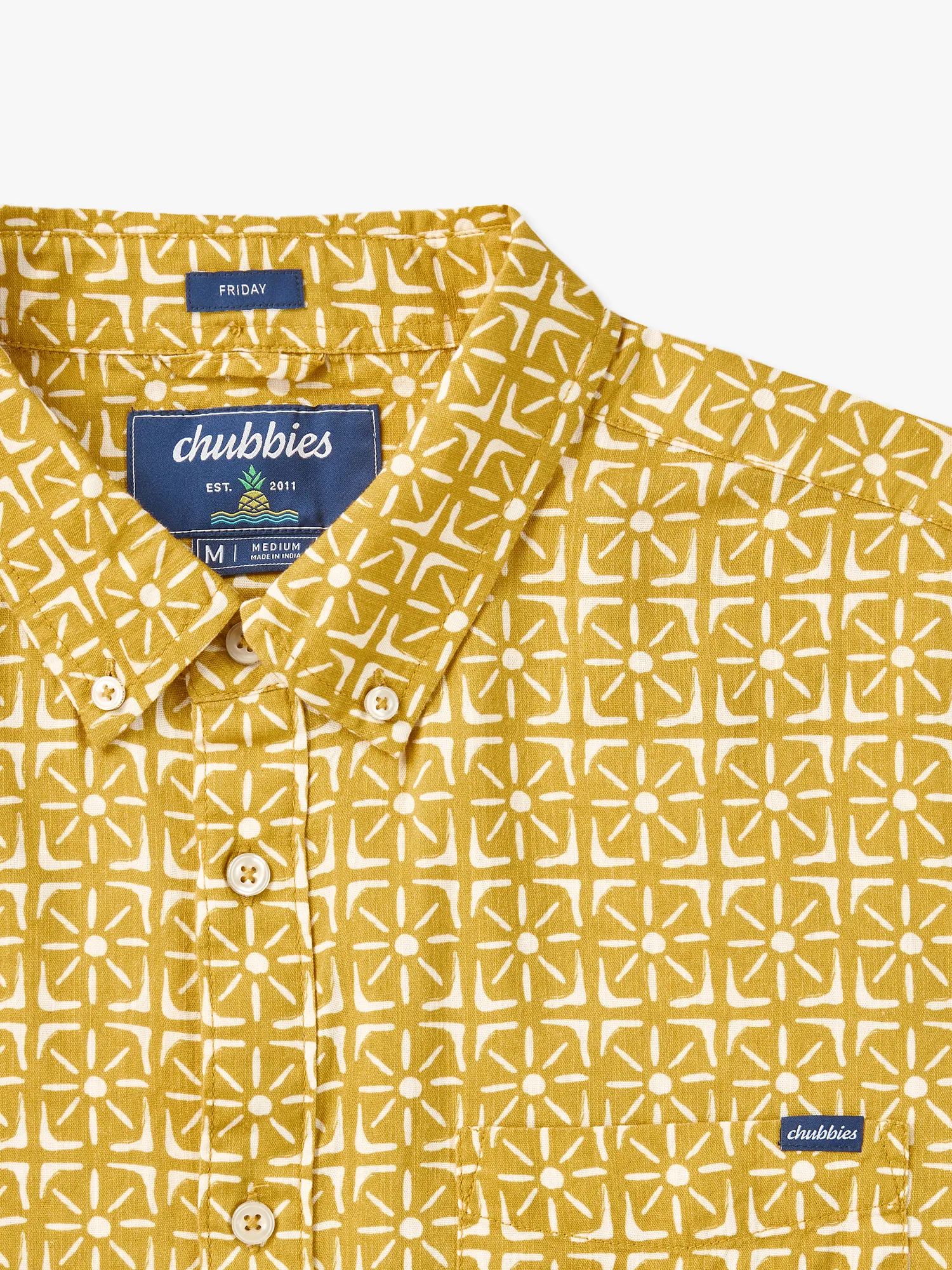 The Sundial- Yellow (Resort Weave Friday Shirt) - Image 8