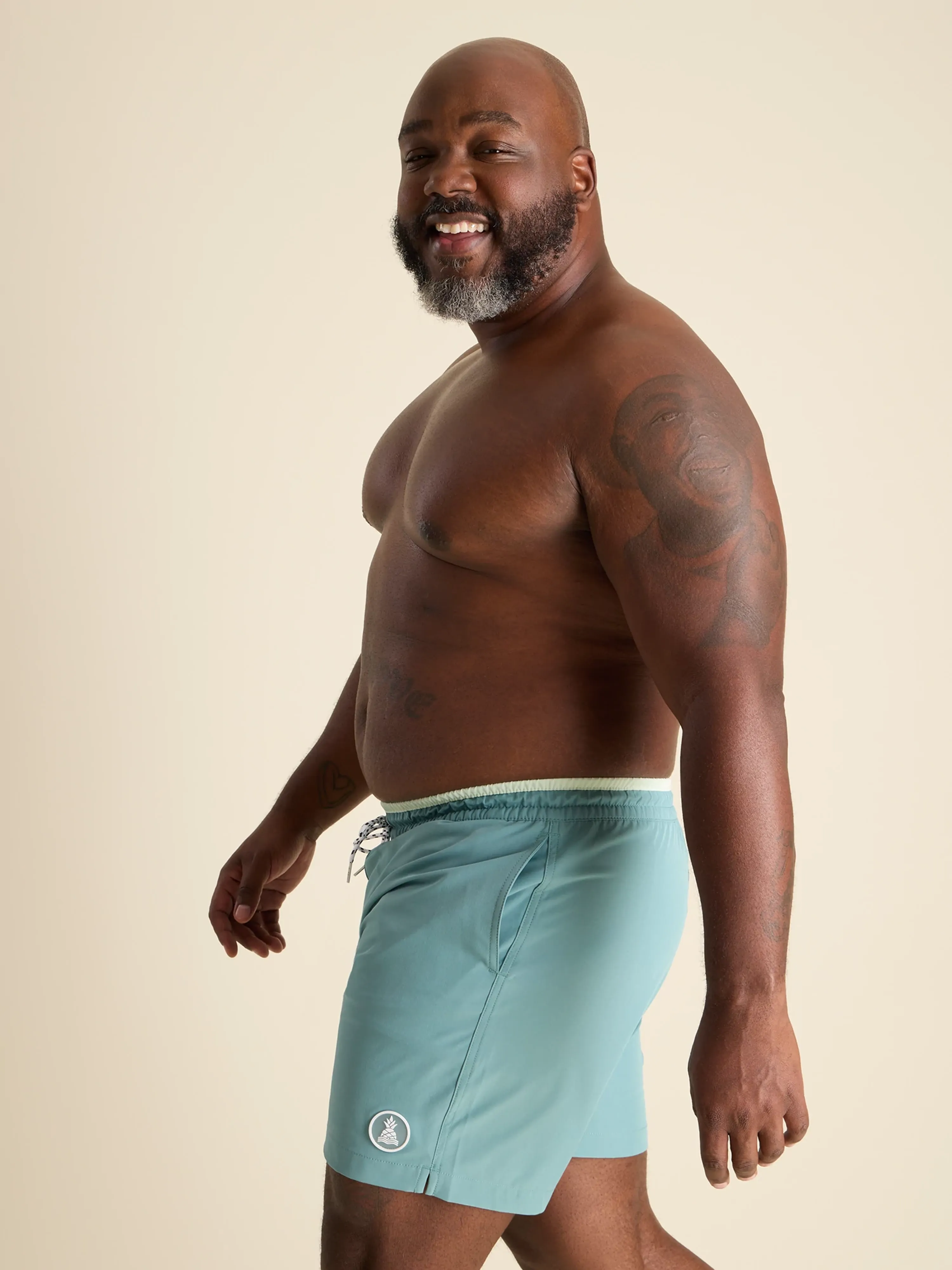 The Teal Breakers 5.5" (Classic Swim Trunks) - Image 3