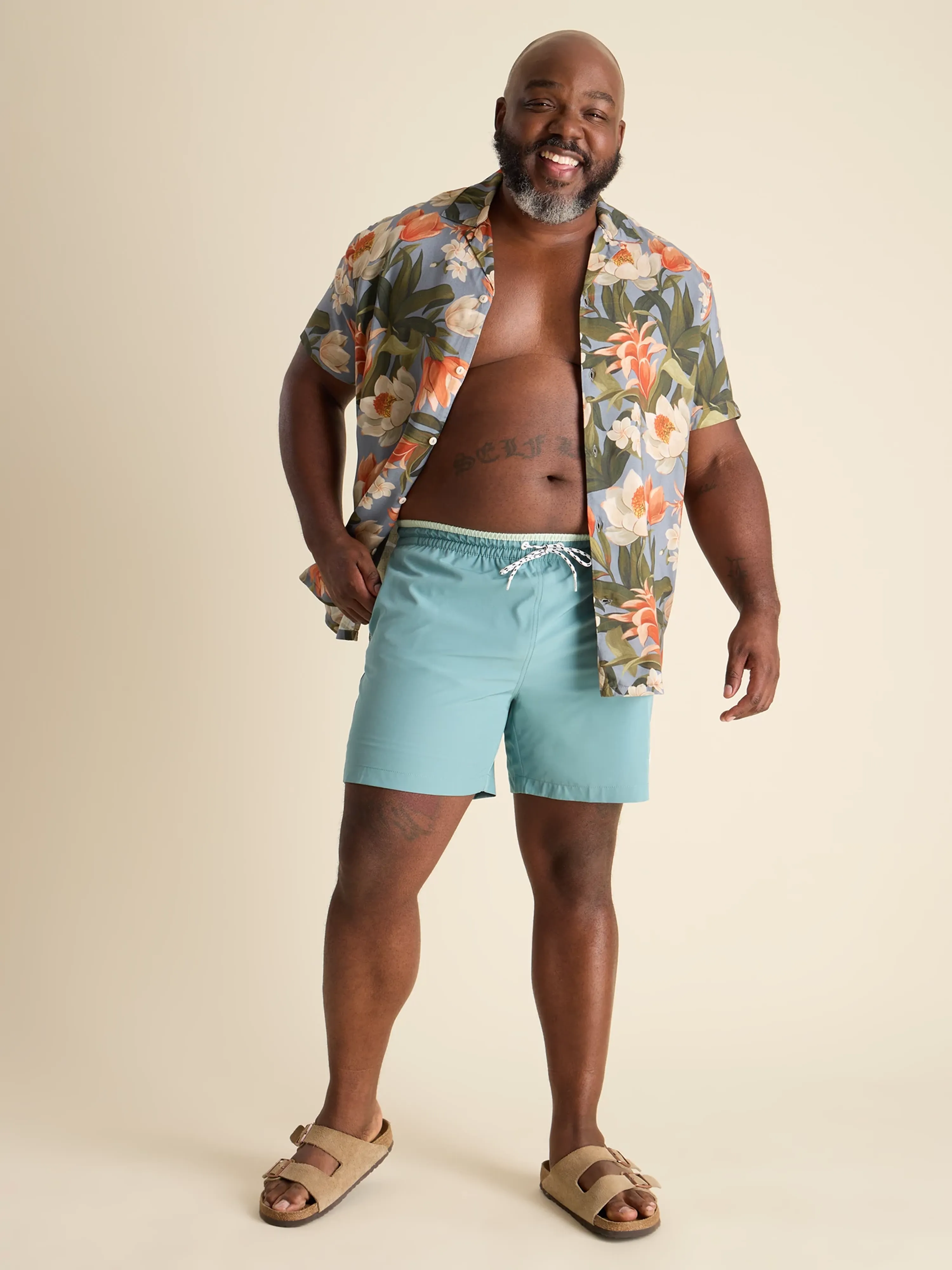 The Teal Breakers 5.5" (Classic Swim Trunks) - Image 4