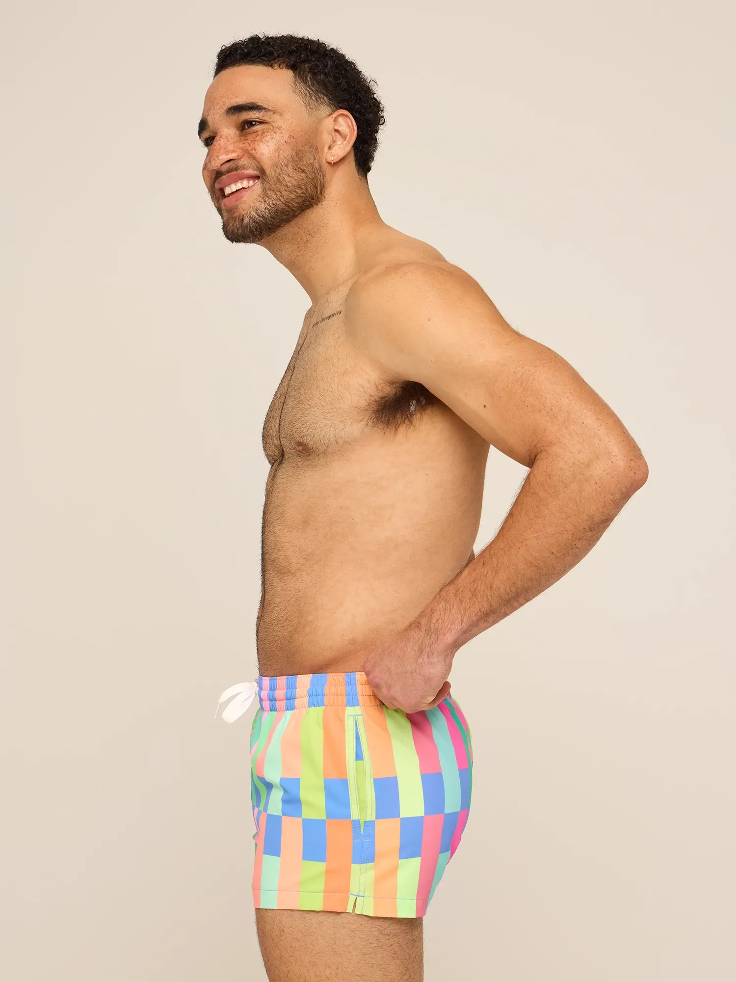 The Technicolor Stitches 2" (Classic Lined Swim Trunk) - Image 3
