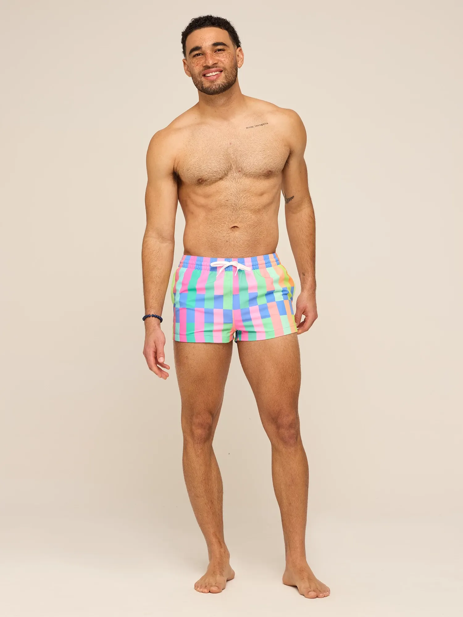 The Technicolor Stitches 2" (Classic Lined Swim Trunk) - Image 4