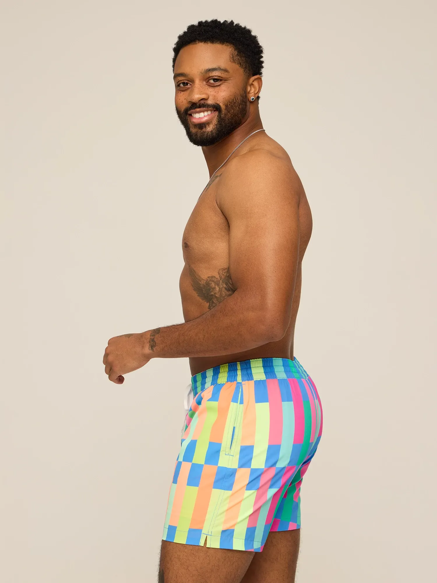 The Technicolor Stitches 5.5" (Classic Lined Swim Trunk) - Image 3