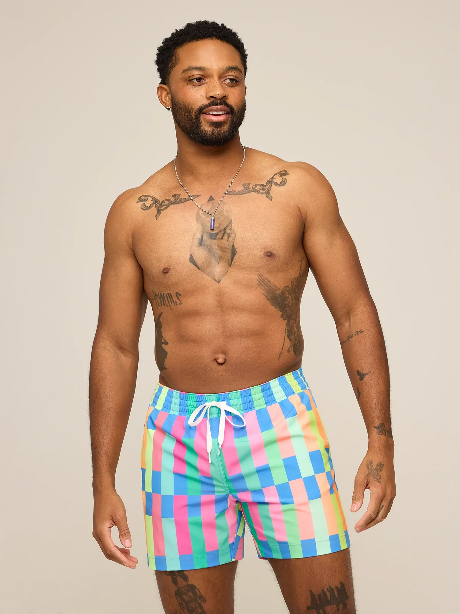 The Technicolor Stitches 5.5" (Classic Lined Swim Trunk) - Image 4