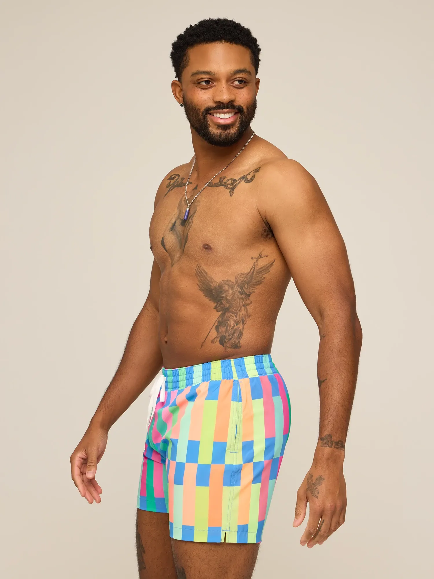The Technicolor Stitches 5.5"(Classic Swim Trunk) - Image 3