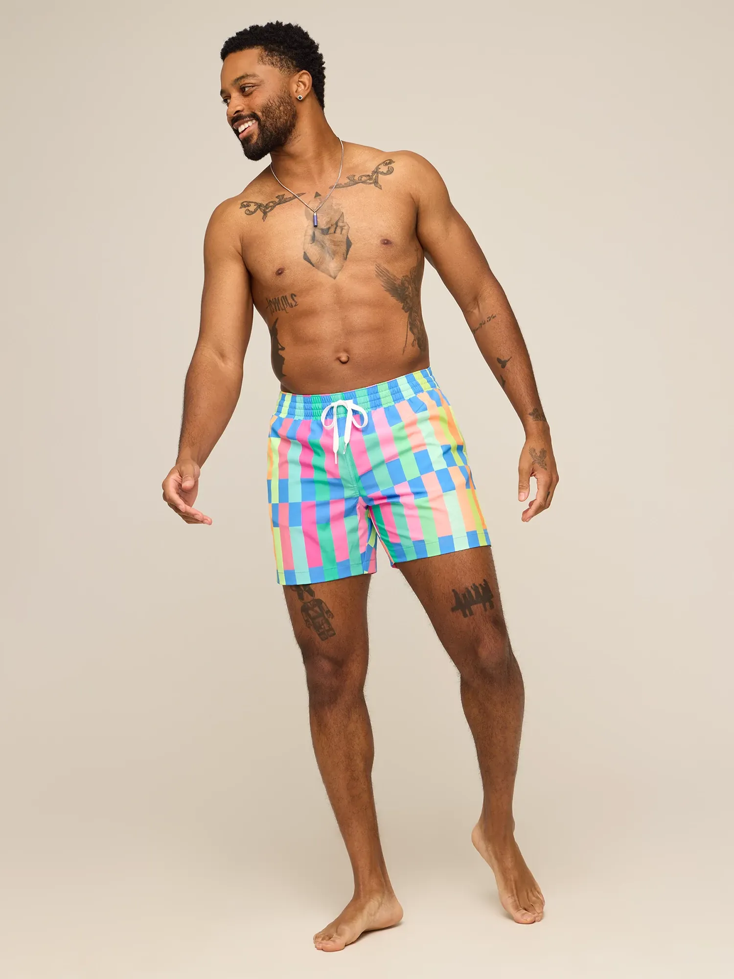 The Technicolor Stitches 5.5"(Classic Swim Trunk) - Image 4
