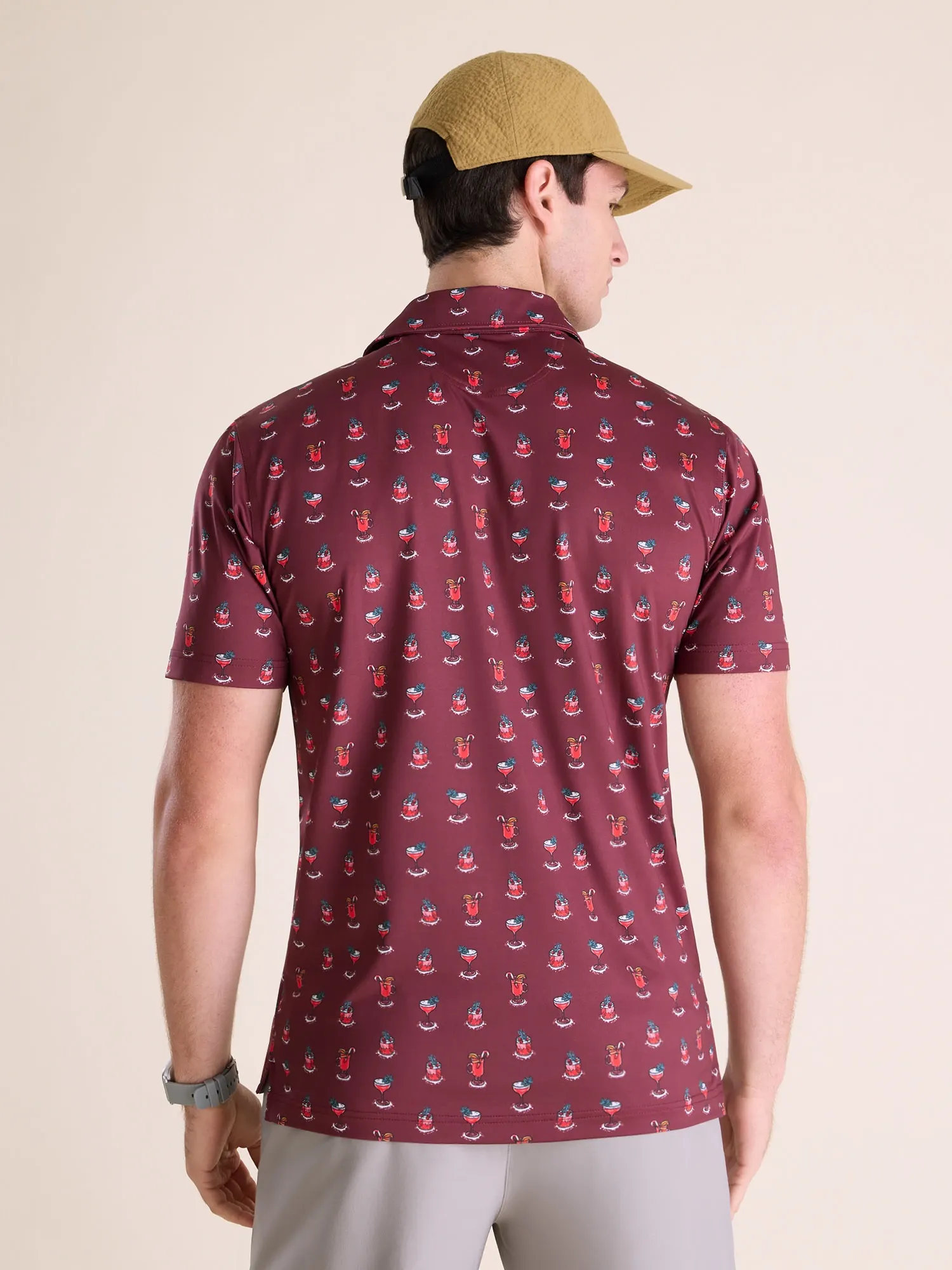 The That's The Spirit- Red (Performance Polo) - Image 3