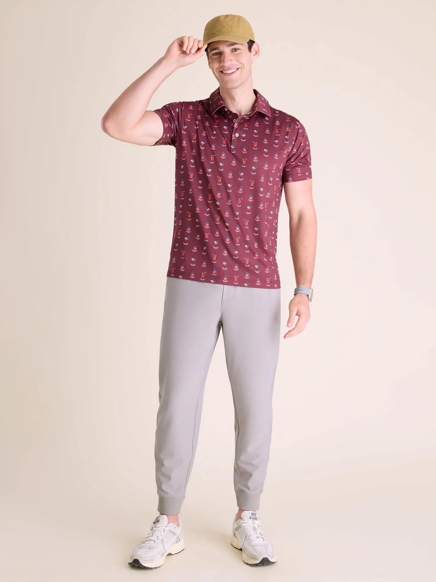 The That's The Spirit- Red (Performance Polo) - Image 4