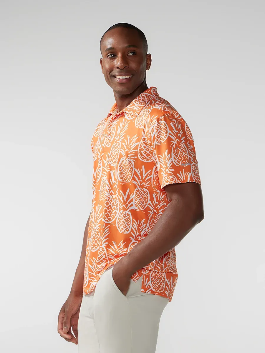 The Thigh Napple (Performance Polo) - Orange - Image 3