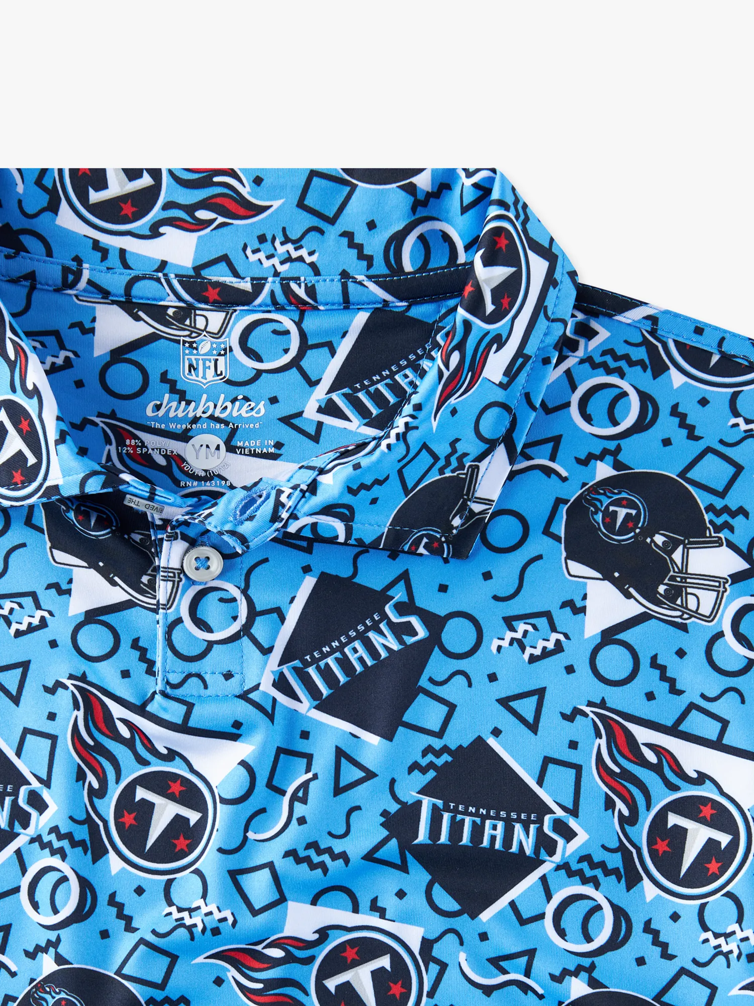 The Titans Game Day Fit (Boys Performance Polo) - Image 2