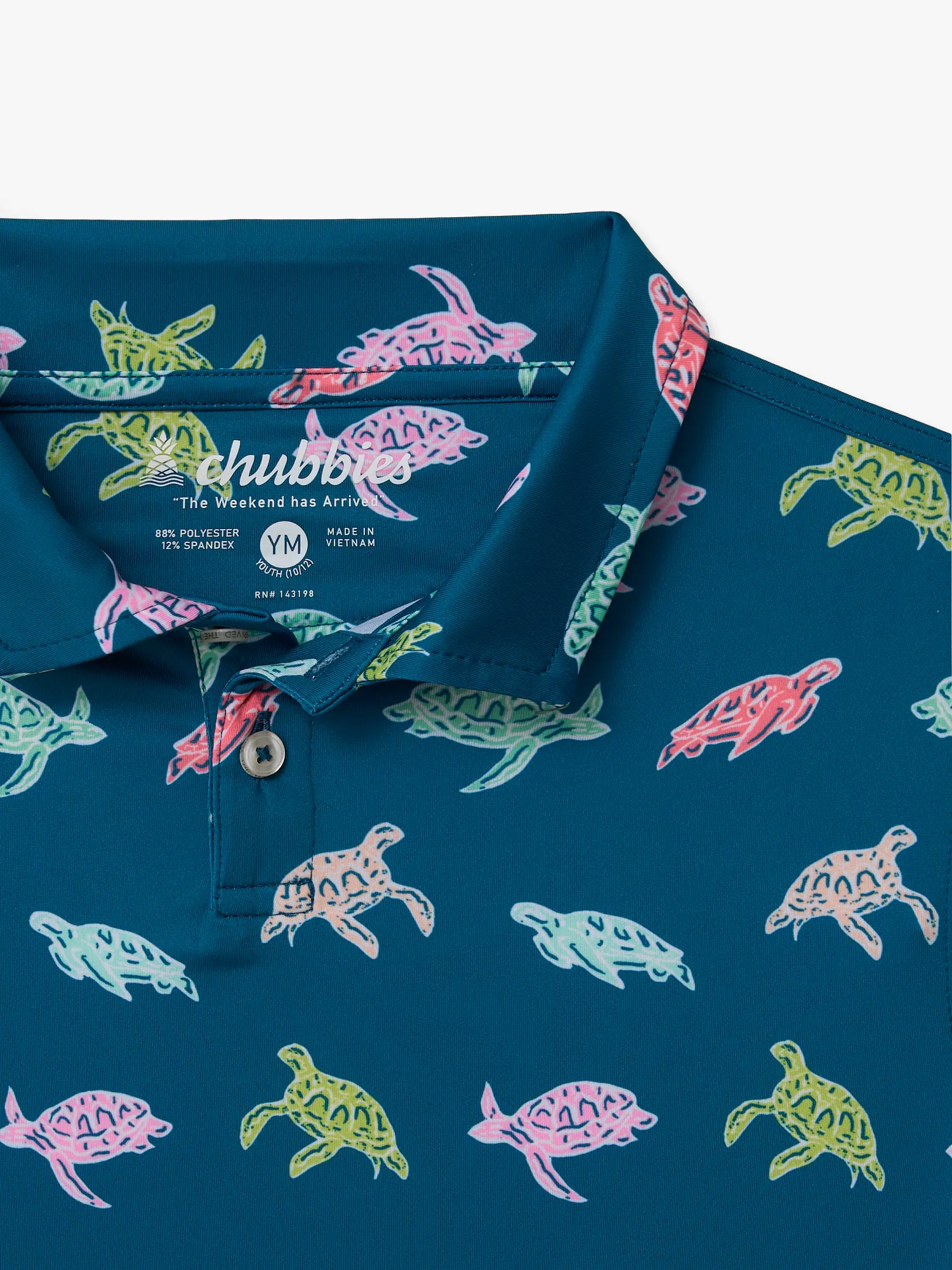 The Turtally Awesome (Boys Performance Polo) - Image 2