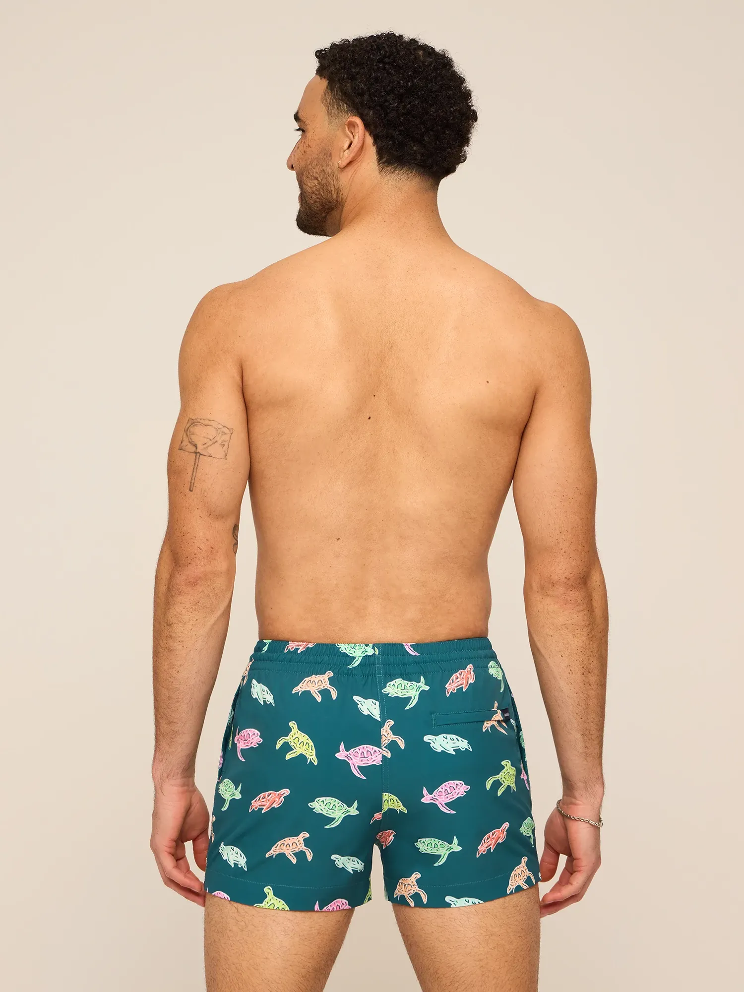The Turtally Awesomes 4" (Classic Lined Swim Trunk) - Image 2