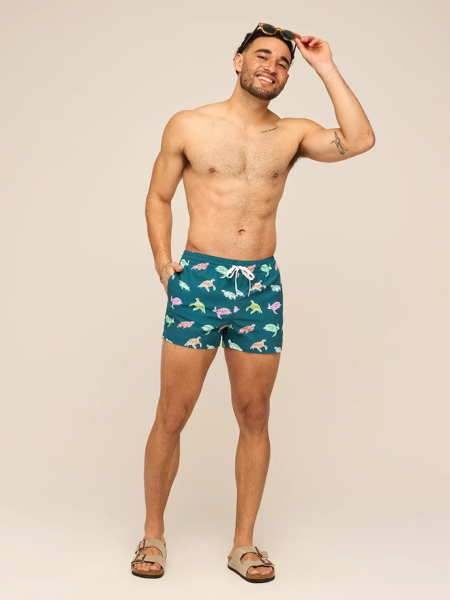 The Turtally Awesomes 4" (Classic Lined Swim Trunk) - Image 5