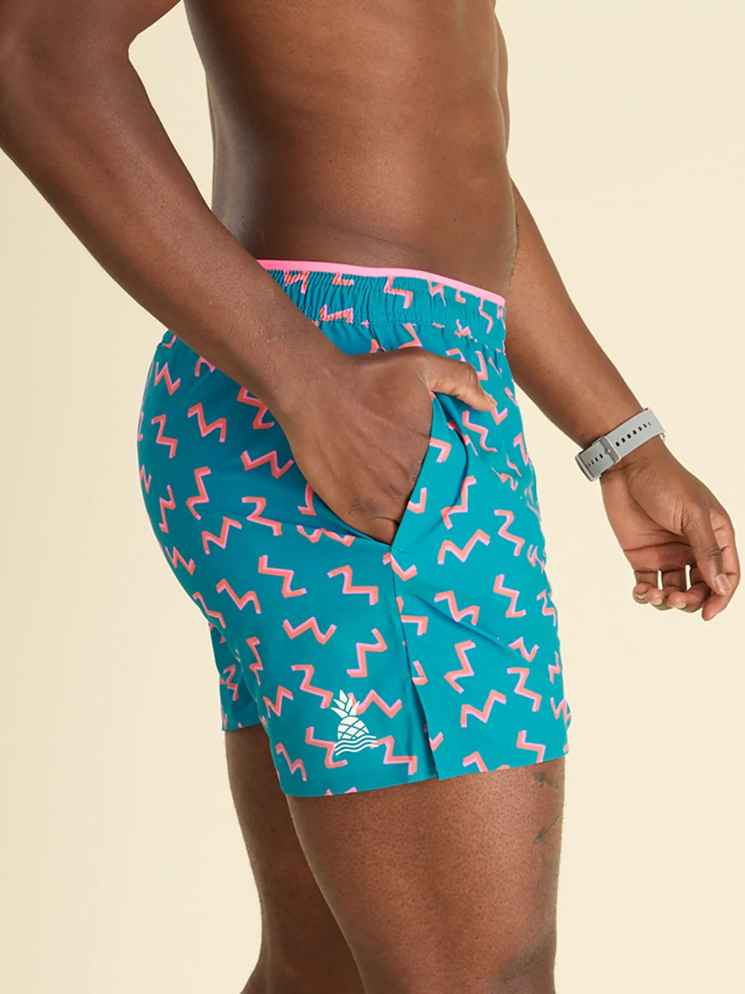 The Twist and Squiggle- Blue 5.5" (Ultimate Training Short with Hidden Liner) - Image 3