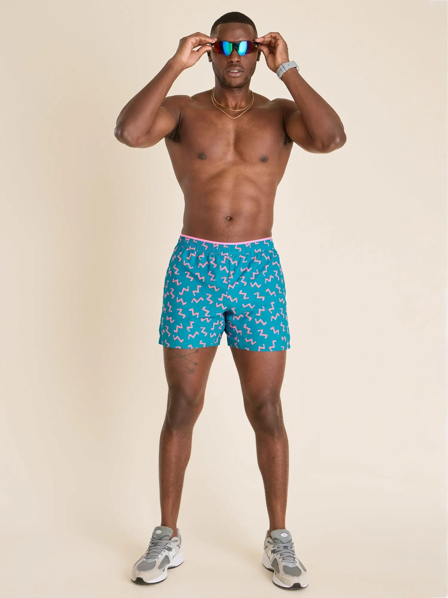 The Twist and Squiggle- Blue 5.5" (Ultimate Training Short with Hidden Liner) - Image 6
