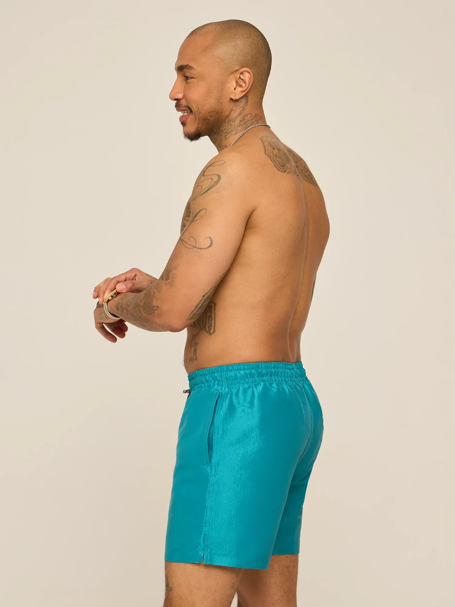 The Ultramarine 5.5" (Lined Metallic Swim) - Image 3