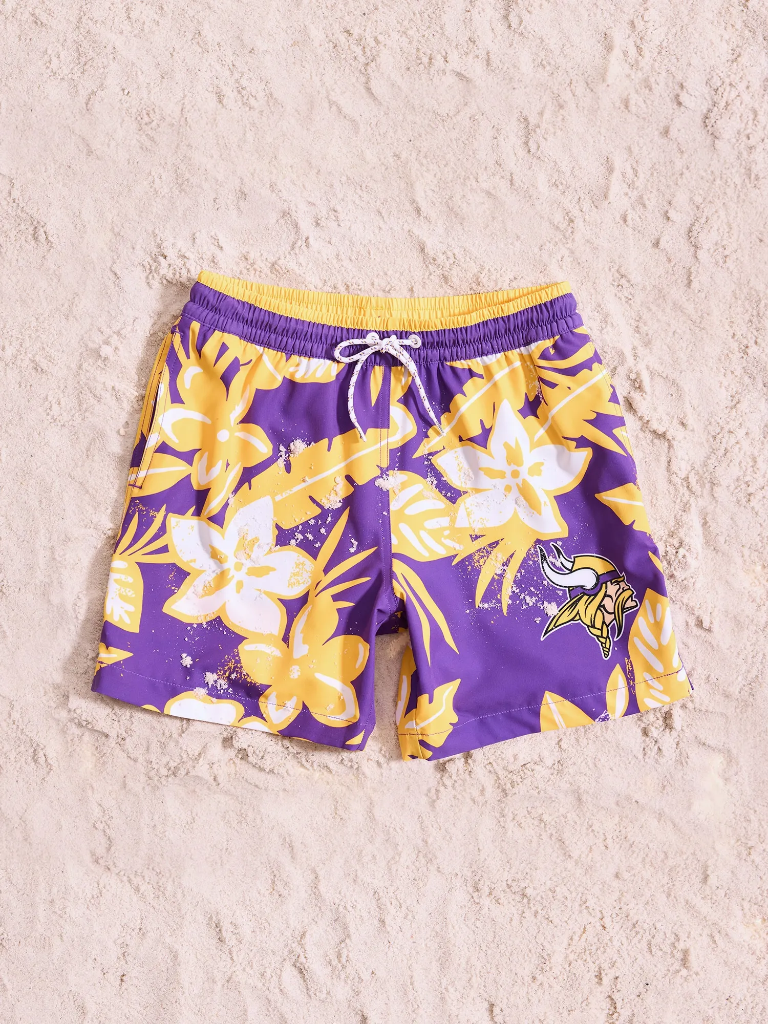 The Vikings Deep End Zones 5.5" (Classic Lined Swim Trunk)